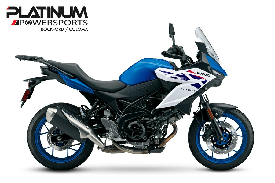 2027 Suzuki SV-7GX Pearl Brilliant White / Metallic Triton Blue for ...