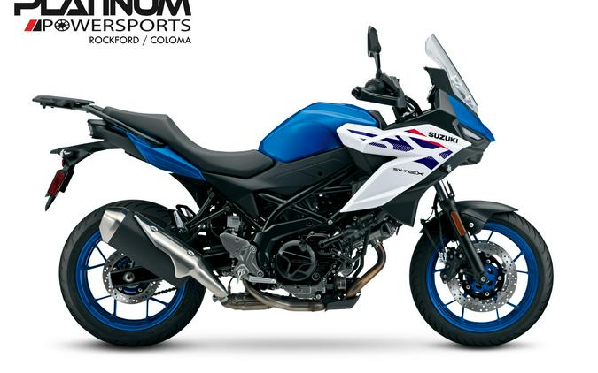 2027 Suzuki SV-7GX Pearl Brilliant White / Metallic Triton Blue