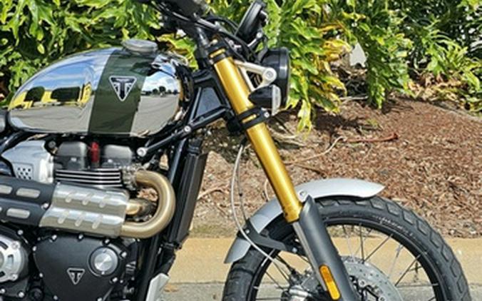 2023 Triumph Scrambler 1200 XE Chrome Edition Brooklands Green XE