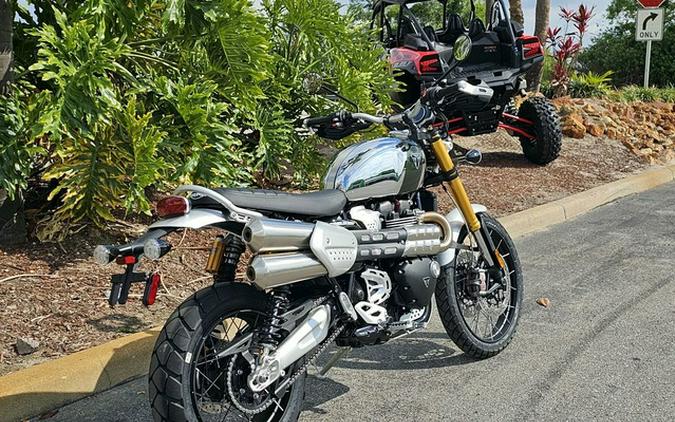 2023 Triumph Scrambler 1200 XE Chrome Edition Brooklands Green XE