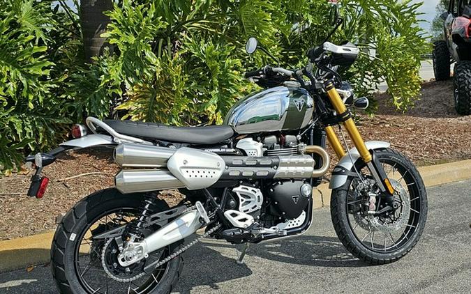 2023 Triumph Scrambler 1200 XE Chrome Edition Brooklands Green XE