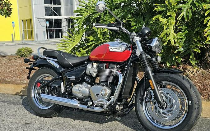 2023 Triumph Bonneville Speedmaster Chrome Edition Diablo Red