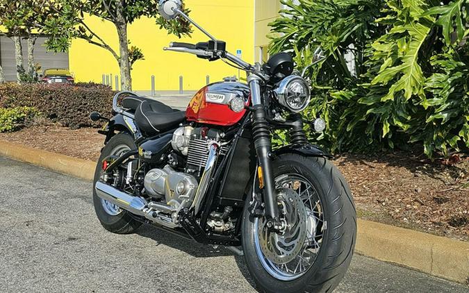 2023 Triumph Bonneville Speedmaster Chrome Edition Diablo Red