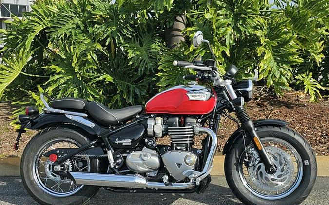 2023 Triumph Bonneville Speedmaster Chrome Edition Diablo Red