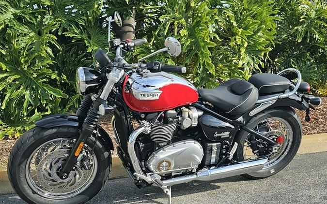 2023 Triumph Bonneville Speedmaster Chrome Edition Diablo Red