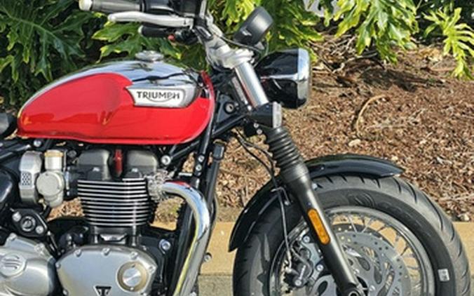 2023 Triumph Bonneville Speedmaster Chrome Edition Diablo Red