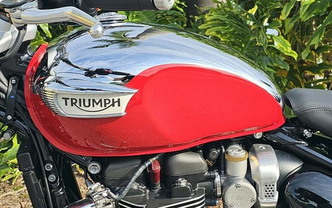 2023 Triumph Bonneville Speedmaster Chrome Edition Diablo Red