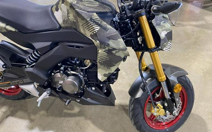 2026 Kawasaki Z125 PRO Cypher Camo Beige