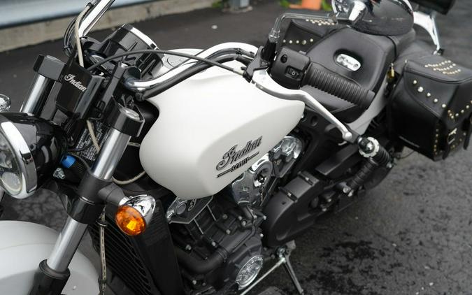 2021 Indian Motorcycle Scout ABS White Smoke