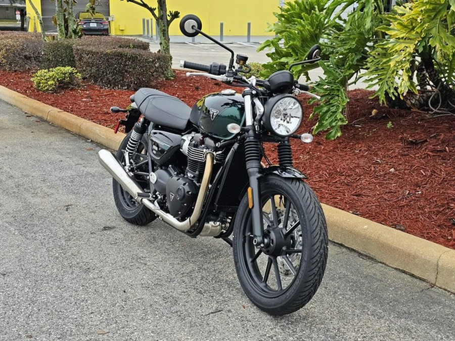 2024 Triumph Speed Twin 900 Competition Green/Phantom Black