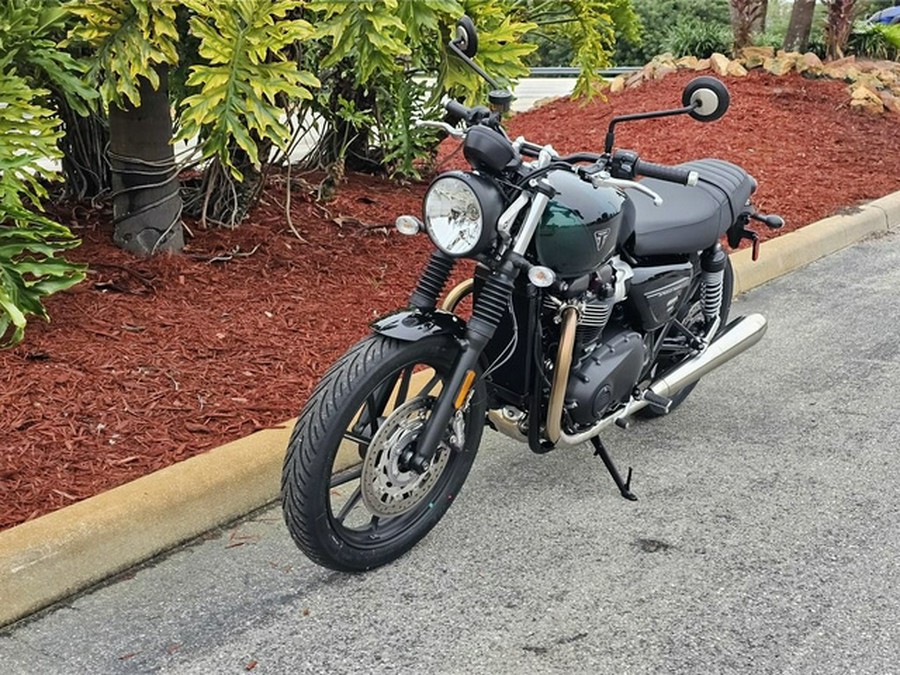 2024 Triumph Speed Twin 900 Competition Green/Phantom Black