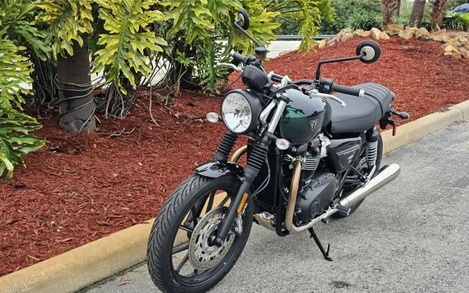 2024 Triumph Speed Twin 900 Competition Green/Phantom Black