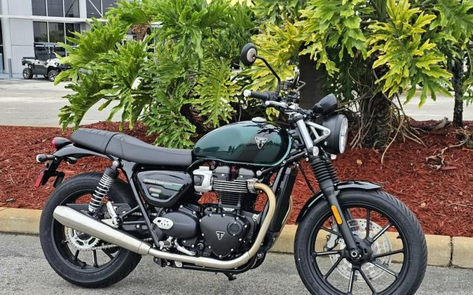 2024 Triumph Speed Twin 900 Competition Green/Phantom Black