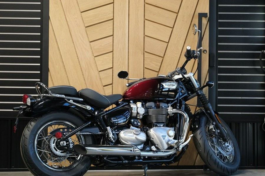 2024 Triumph Bonneville Speedmaster PHANTOM REDSILVER RED