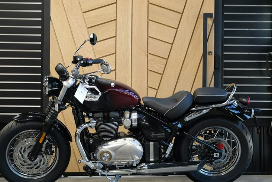 2024 Triumph Bonneville Speedmaster PHANTOM REDSILVER RED