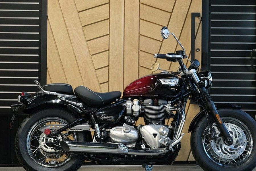 2024 Triumph Bonneville Speedmaster PHANTOM REDSILVER RED