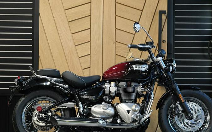 2024 Triumph Bonneville Speedmaster PHANTOM REDSILVER RED