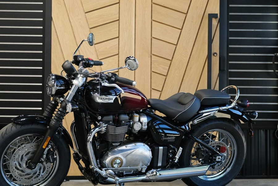 2024 Triumph Bonneville Speedmaster PHANTOM REDSILVER RED