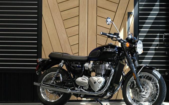 2024 Triumph Bonneville T120 Stealth Edition PHANTOM BLUESILVER BLUE