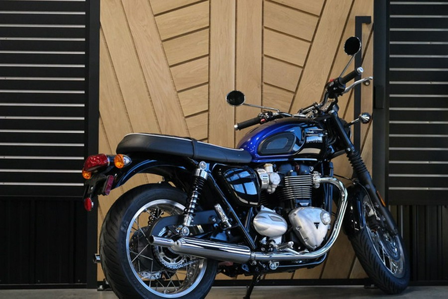 2024 Triumph Bonneville T120 Stealth Edition PHANTOM BLUESILVER BLUE