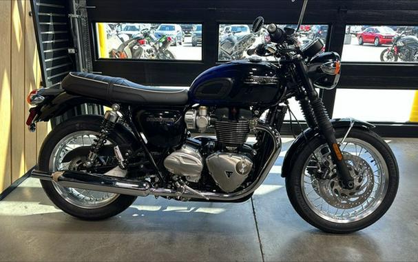 2024 Triumph Bonneville T120 Stealth Edition PHANTOM BLUESILVER BLUE