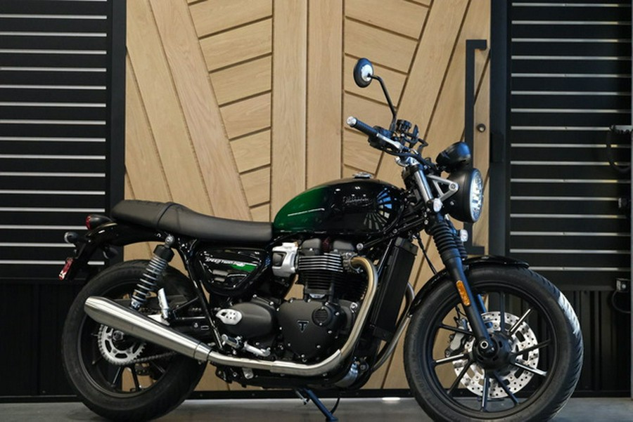 2024 Triumph Speed Twin 900 Stealth Edition PHANTOM GREENSILVER GREEN