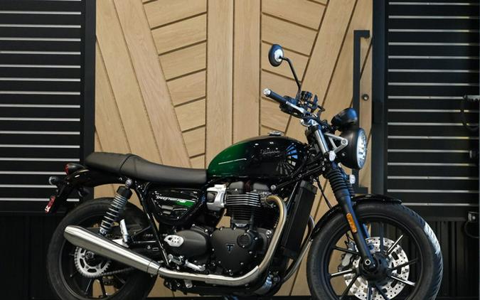 2024 Triumph Speed Twin 900 Stealth Edition PHANTOM GREENSILVER GREEN