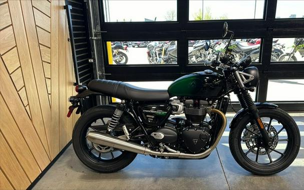 2024 Triumph Speed Twin 900 Stealth Edition PHANTOM GREENSILVER GREEN