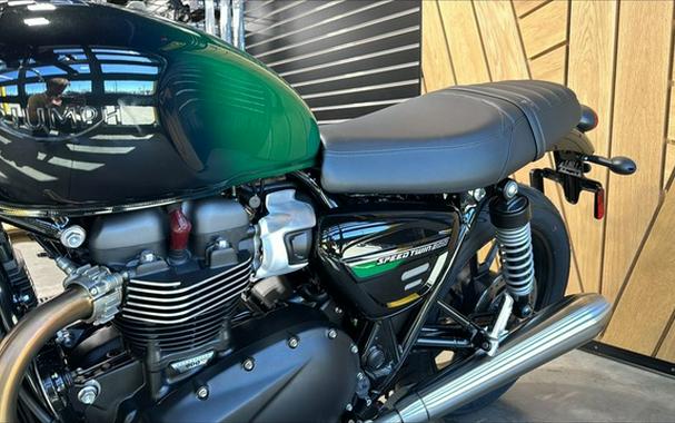 2024 Triumph Speed Twin 900 Stealth Edition PHANTOM GREENSILVER GREEN