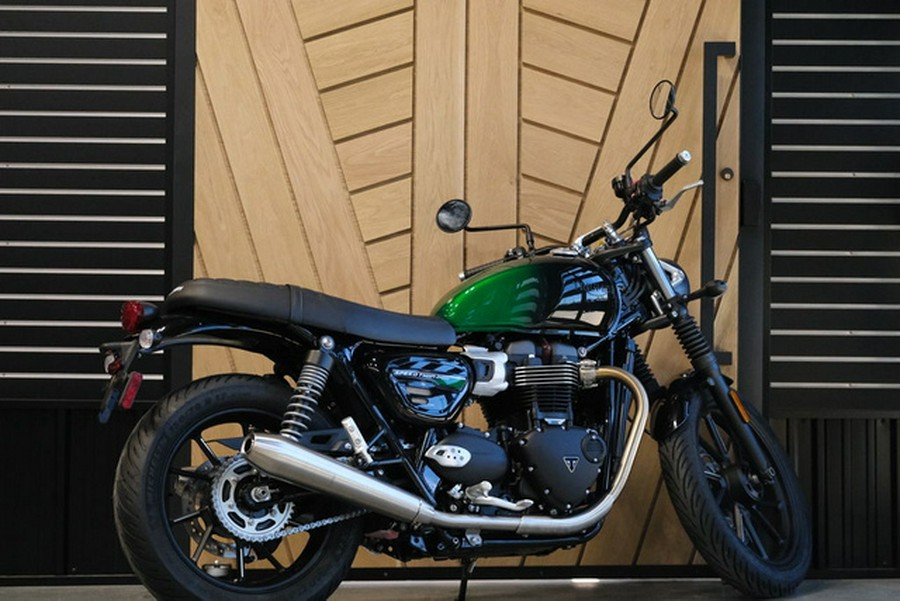 2024 Triumph Speed Twin 900 Stealth Edition PHANTOM GREENSILVER GREEN