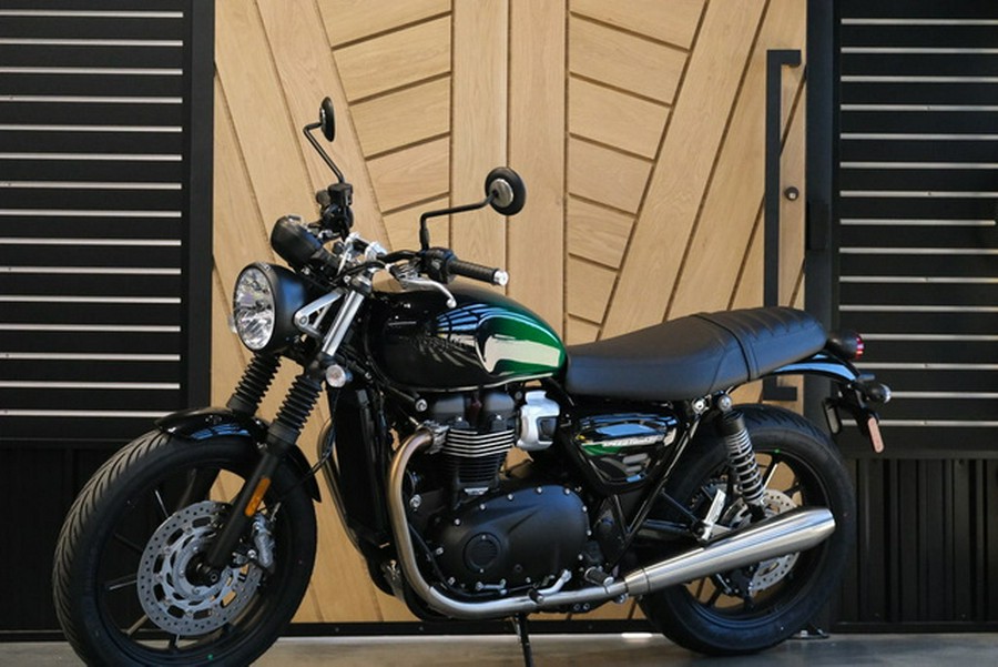 2024 Triumph Speed Twin 900 Stealth Edition PHANTOM GREENSILVER GREEN