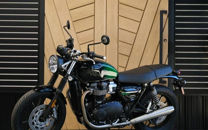 2024 Triumph Speed Twin 900 Stealth Edition PHANTOM GREENSILVER GREEN