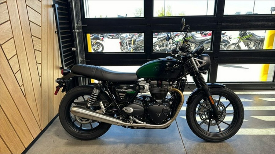 2024 Triumph Speed Twin 900 Stealth Edition PHANTOM GREENSILVER GREEN