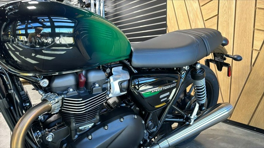 2024 Triumph Speed Twin 900 Stealth Edition PHANTOM GREENSILVER GREEN