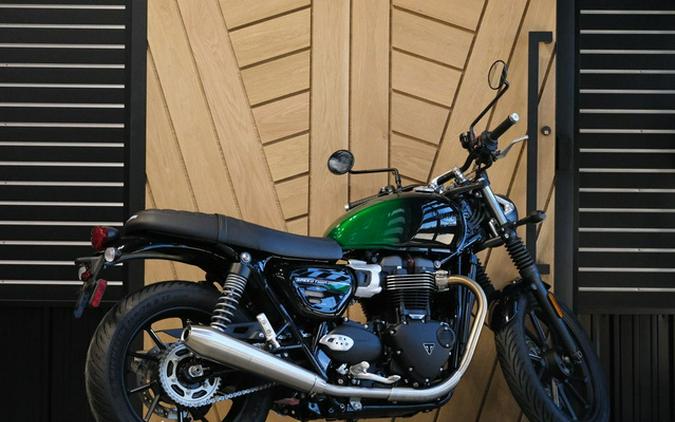 2024 Triumph Speed Twin 900 Stealth Edition PHANTOM GREENSILVER GREEN