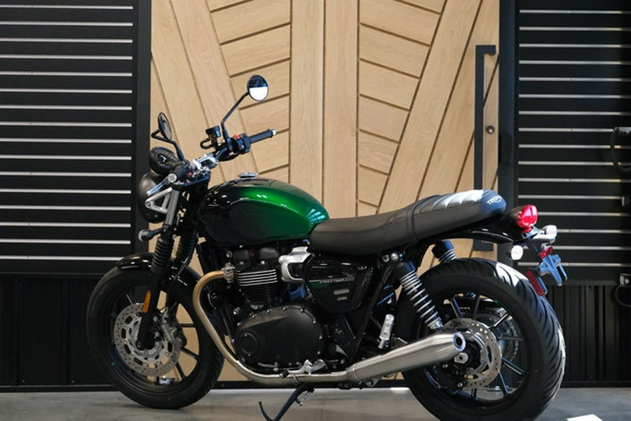 2024 Triumph Speed Twin 900 Stealth Edition PHANTOM GREENSILVER GREEN