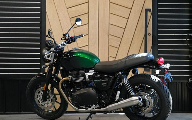 2024 Triumph Speed Twin 900 Stealth Edition PHANTOM GREENSILVER GREEN