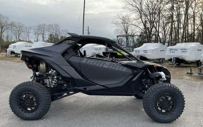 2024 Can-Am® Maverick R X RS with Smart-Shox Triple Black