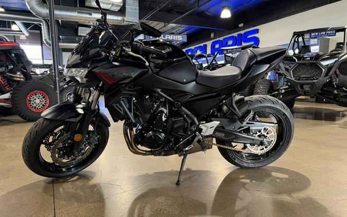 2020 Kawasaki Z650 ABS Metallic Black/Metallic Flat Spark Black
