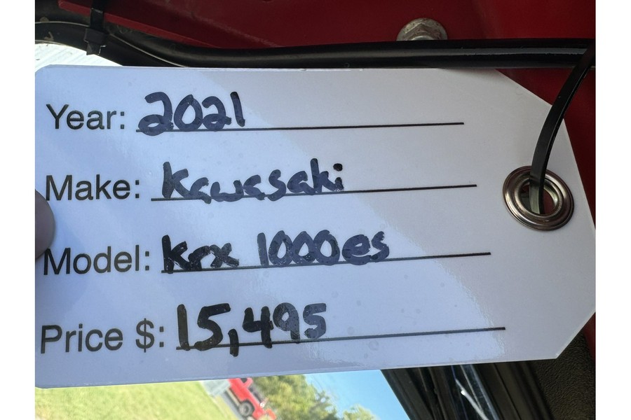 2021 TERYX KRX 1000 ES - Kawasaki