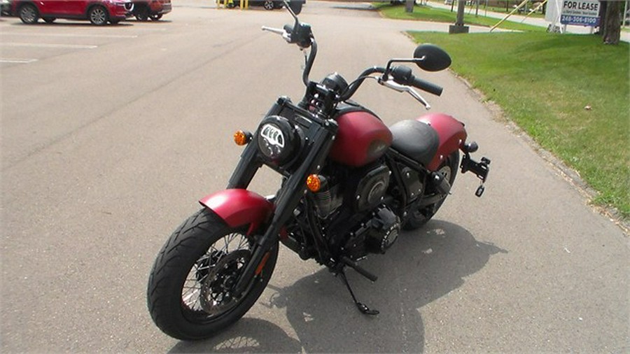 2024 Indian Motorcycle CHIEF BOBBER DH, SUNSET RED SMOKE, 49ST Dark Horse®