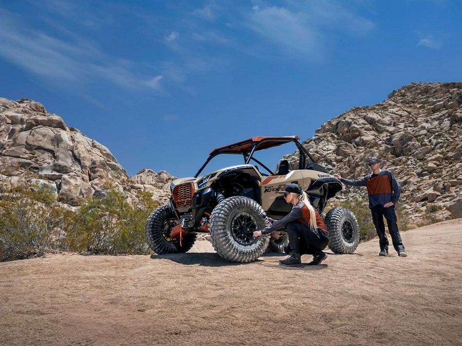 2026 Kawasaki Teryx KRX 1000 Rock Edition Matte Dark Beige/Brownish Orange - 109465