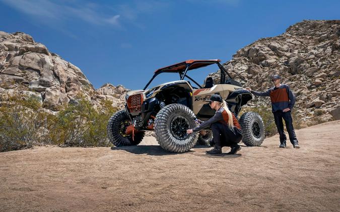 2026 Kawasaki Teryx KRX 1000 Rock Edition Matte Dark Beige/Brownish Orange - 109465