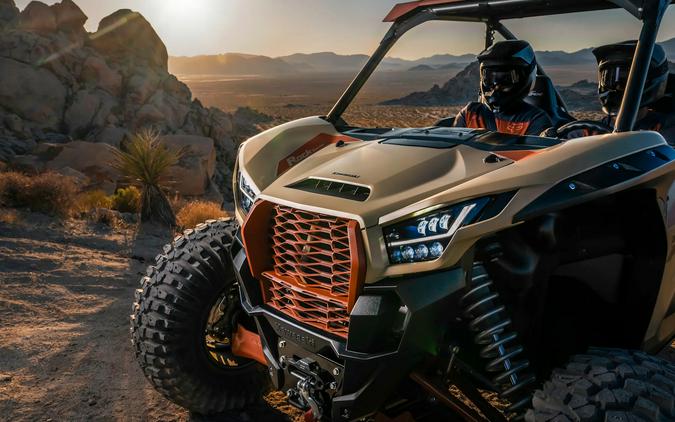2026 Kawasaki Teryx KRX 1000 Rock Edition Matte Dark Beige/Brownish Orange - 109465