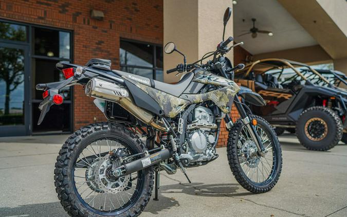 2026 Kawasaki KLX300 Cypher Camo Beige