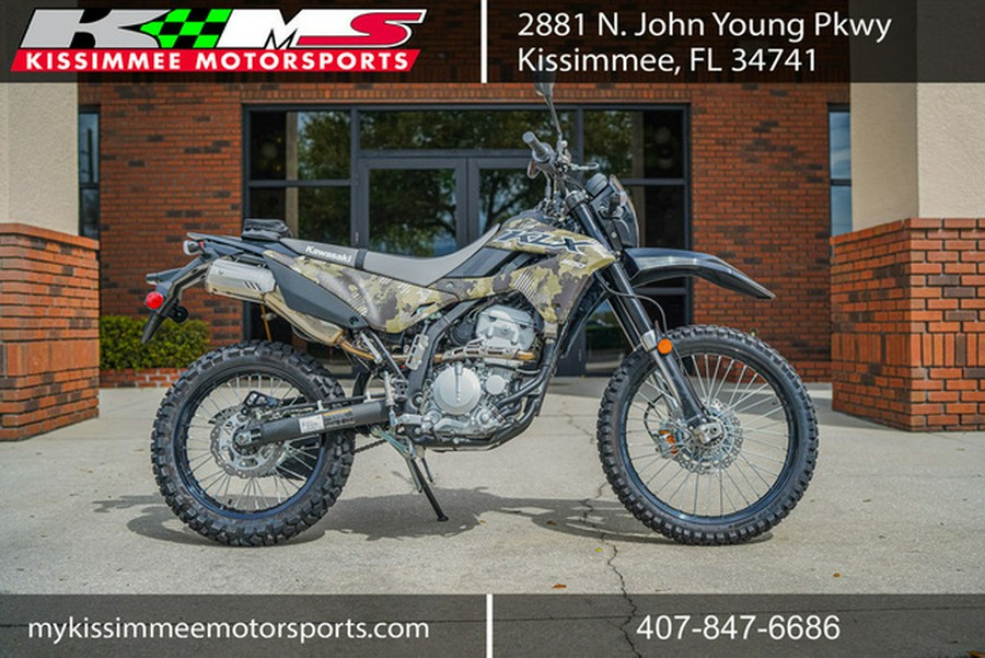 2026 Kawasaki KLX300 Cypher Camo Beige