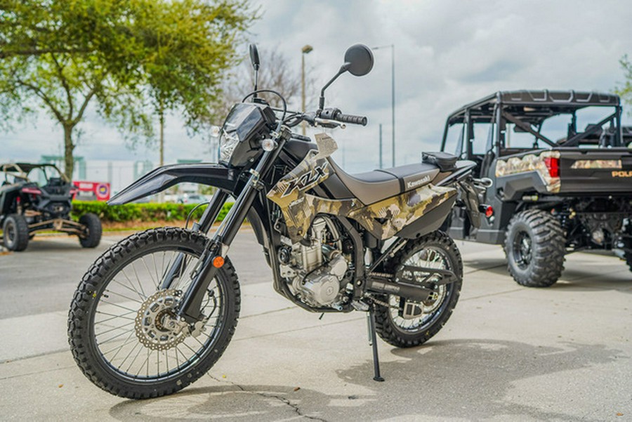 2026 Kawasaki KLX300 Cypher Camo Beige