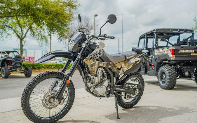 2026 Kawasaki KLX300 Cypher Camo Beige