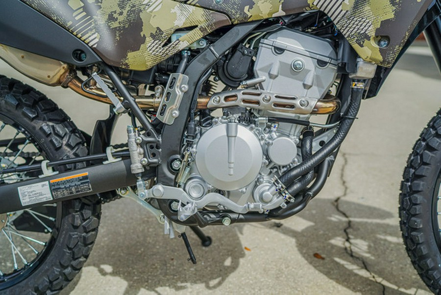 2026 Kawasaki KLX300 Cypher Camo Beige