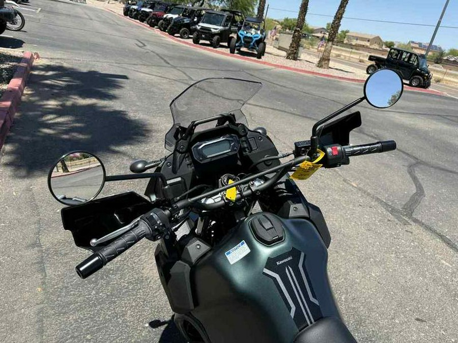 2025 Kawasaki KLR®650 S Metallic Matte Old School Green